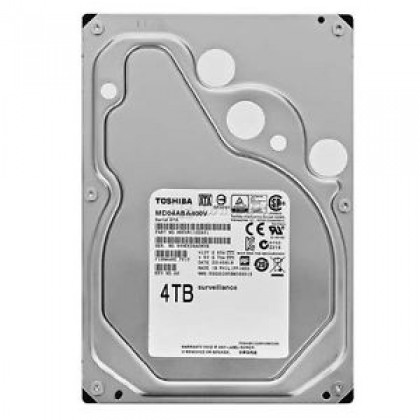 TOSHIBA MD04ABA400V 4TB 128MB Cache SATA 6.0Gb/s 3.5" Surveillance CCTV HDD Hard Disk Drive TOSHIBA MD04ABA400V 4TB 128MB Cache SATA 6.0Gb/s 3.5" Surveillance CCTV HDD Hard Disk Drive